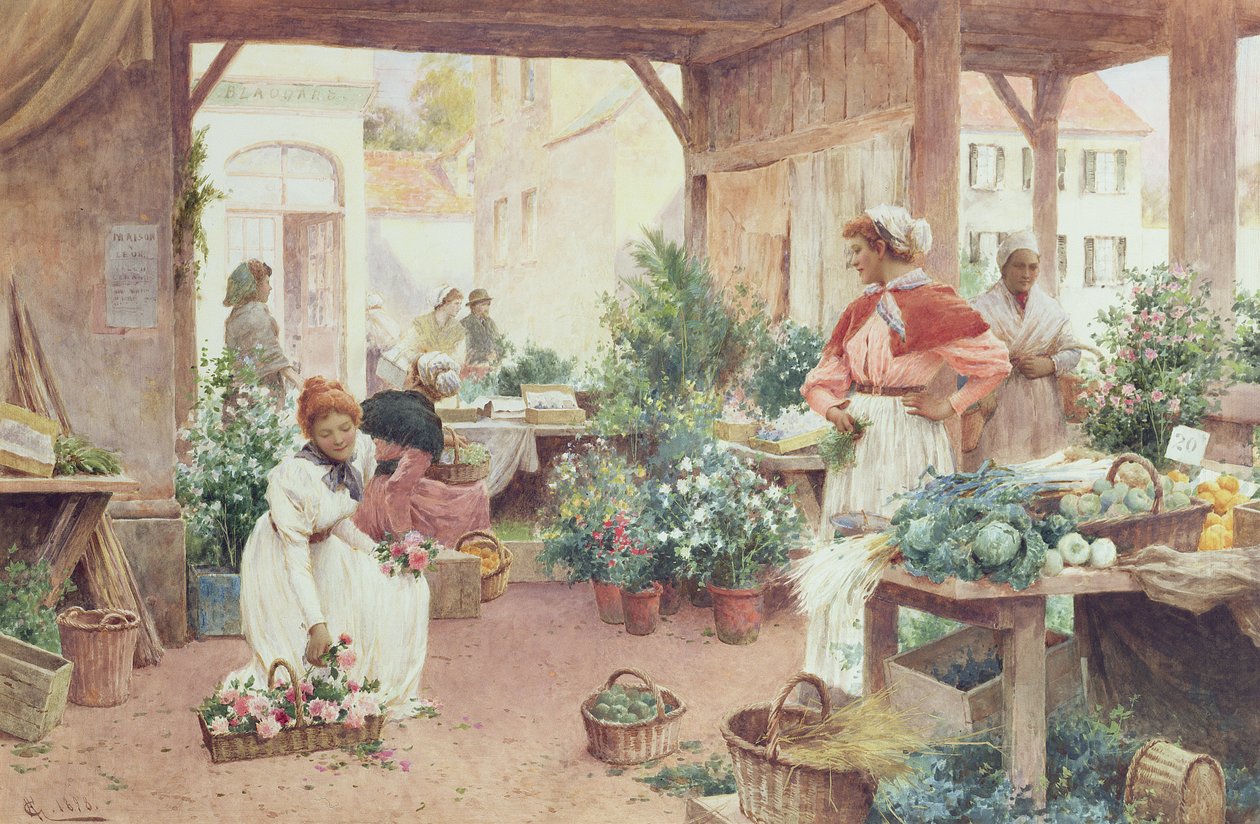 Ranní trh, 1898 od Alfred, Jr. Glendening
