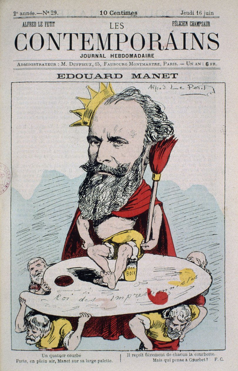 Edouard Manet, král impresionistů, obálka z 