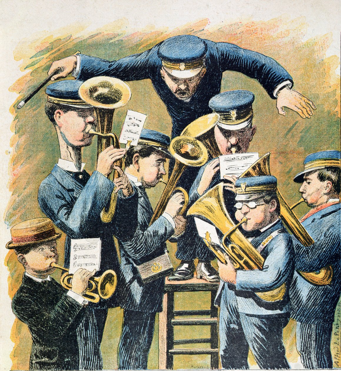 Fanfára, 1898 od Alfred Le Petit