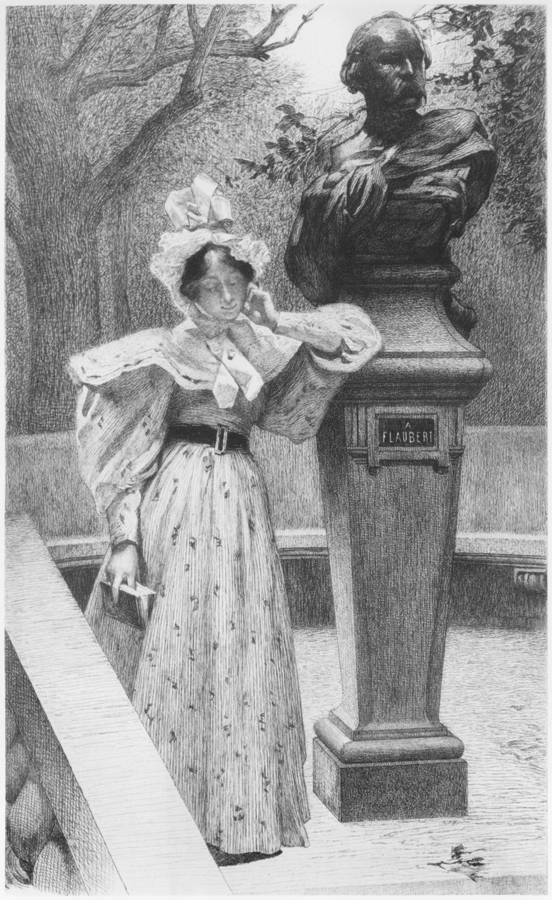 Emma Bovary, frontispice, ilustrace z 