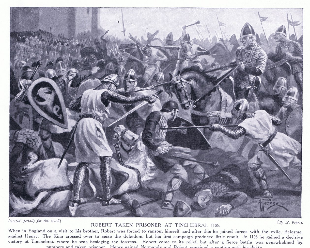 Robert pořízen v Tinchebrai AD1106, 20. léta 20. století od Alfred Pearse