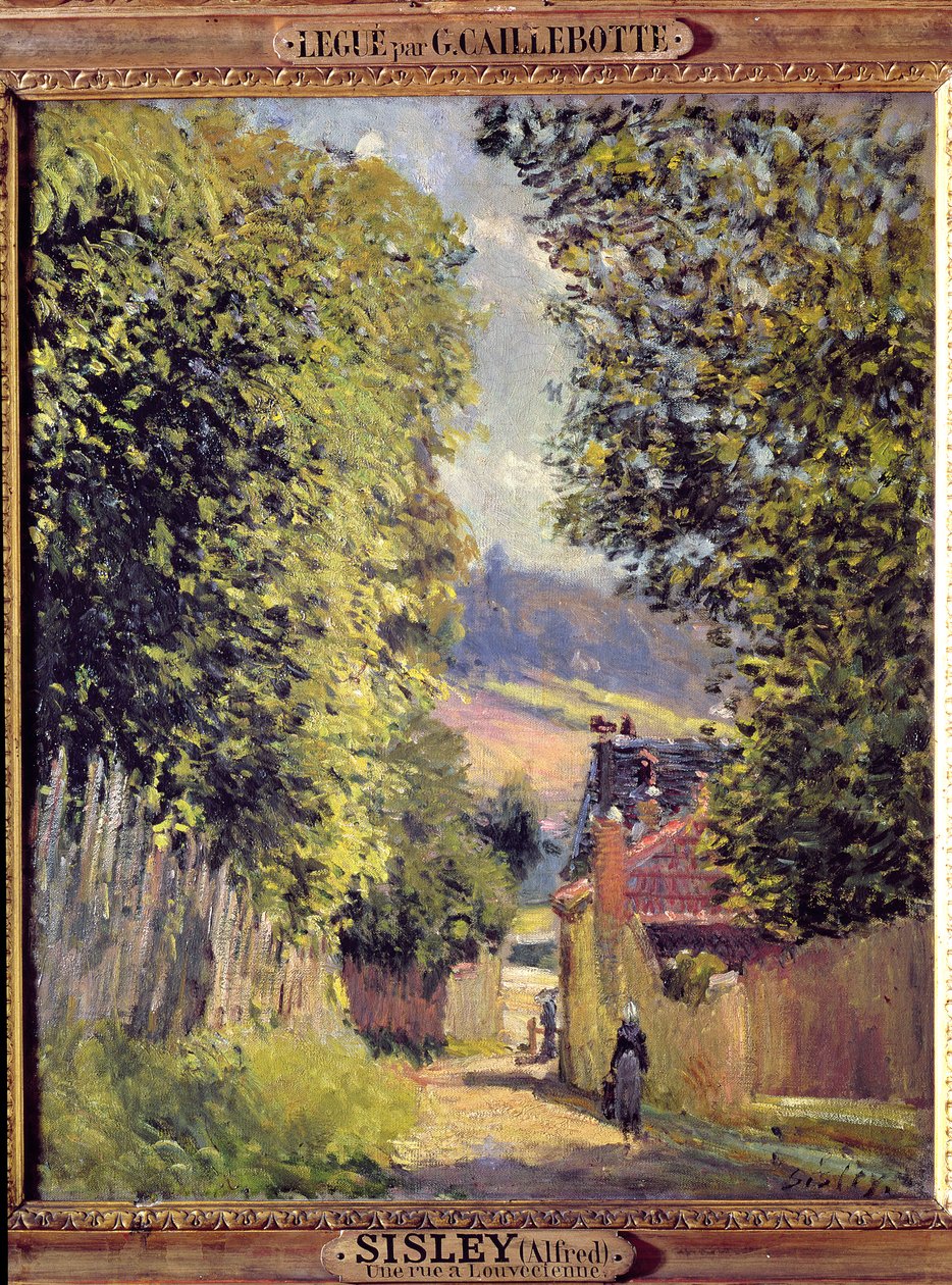 Cesta v Louveciennes, 1883 od Alfred Sisley