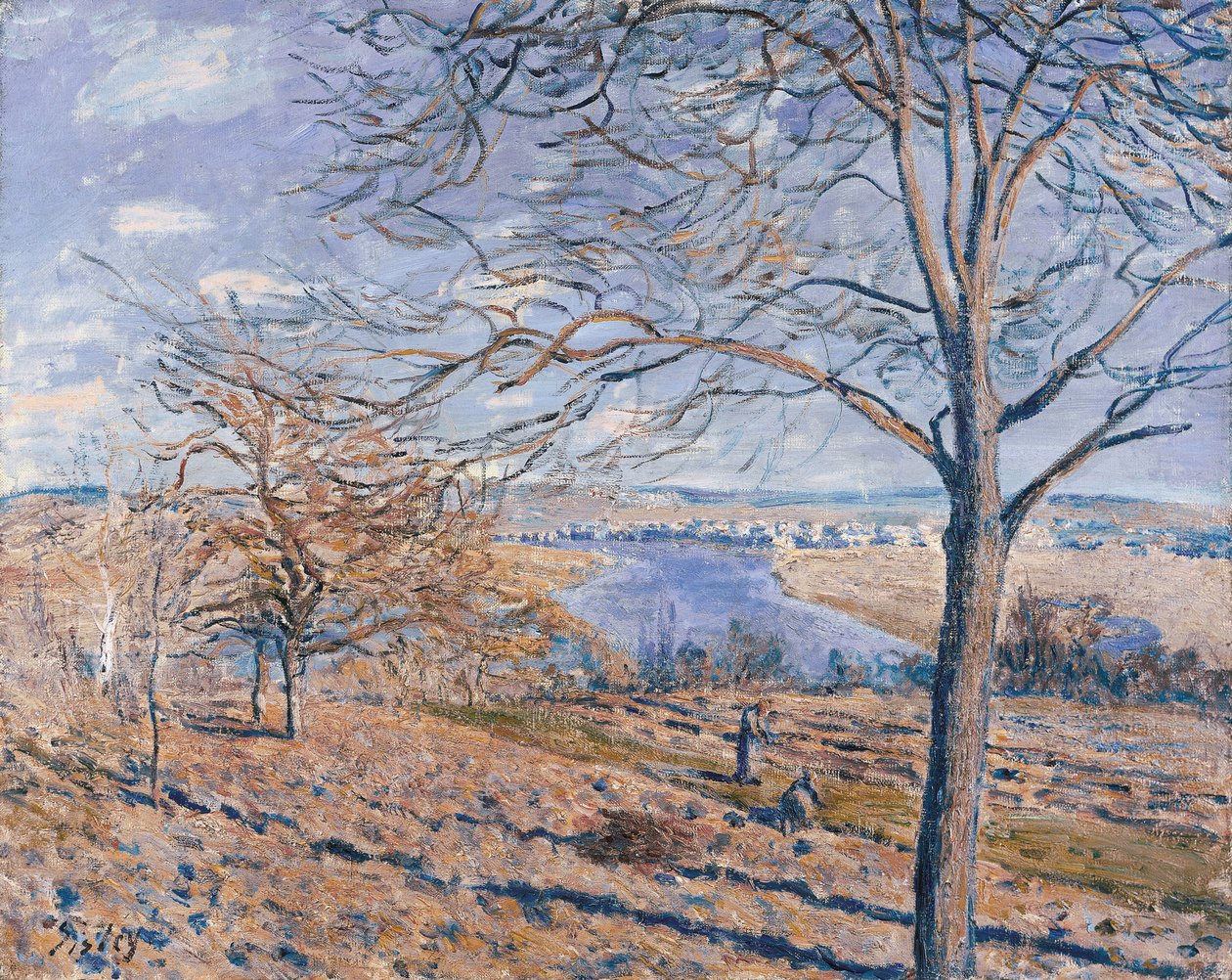 Banky loingu od Alfred Sisley