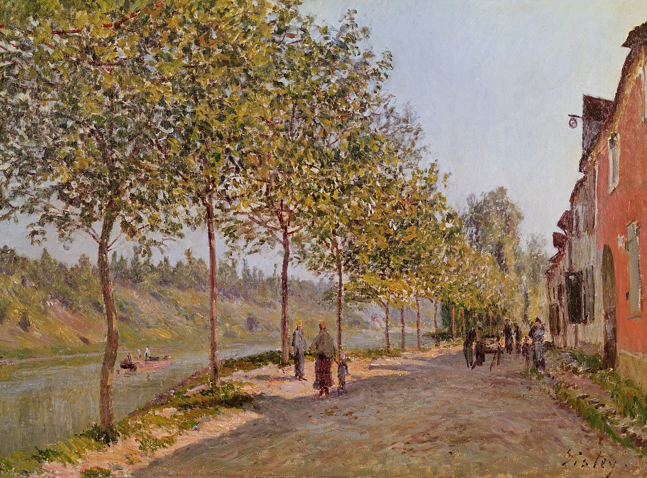 Červnové ráno v Saint-Mammes, 1884 od Alfred Sisley