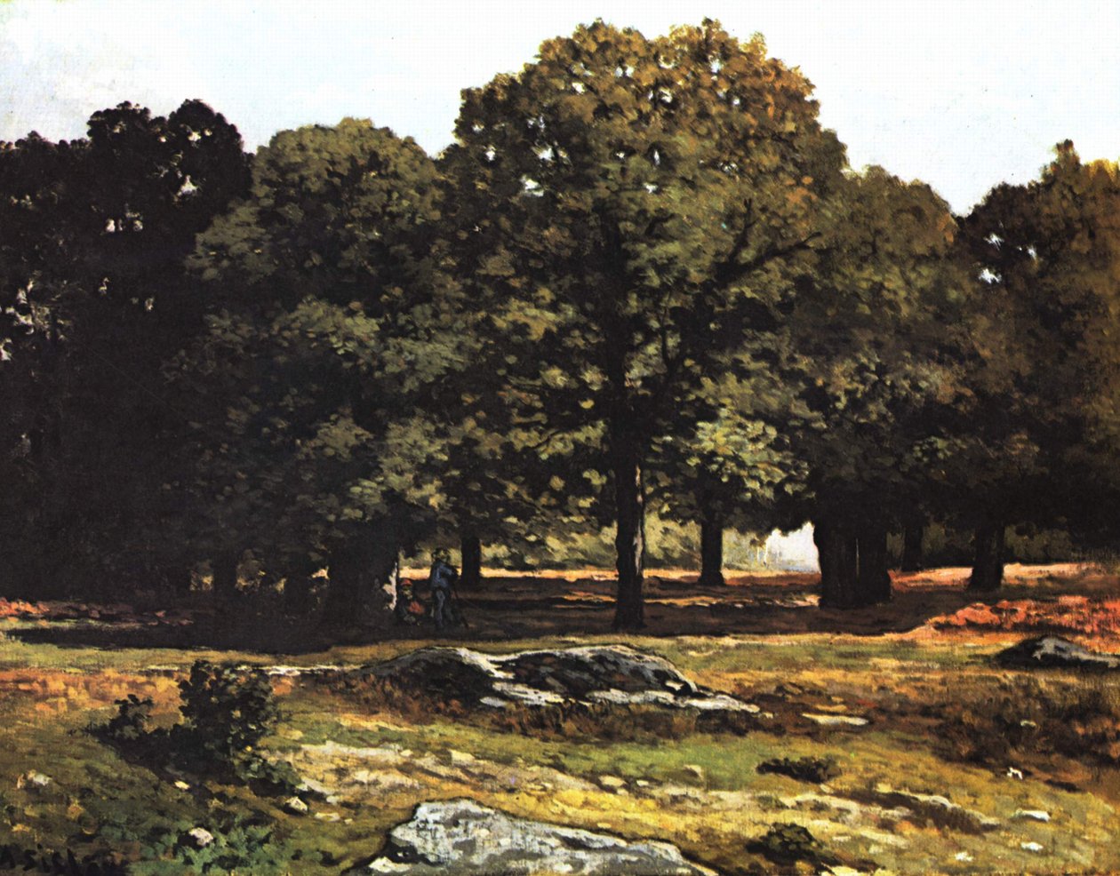 Kastanienallee v La Celle-Saint-Cloud od Alfred Sisley