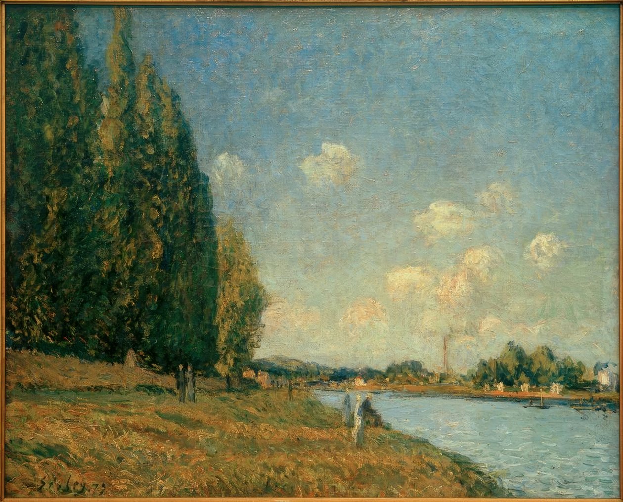 Seina v Billancourtu od Alfred Sisley