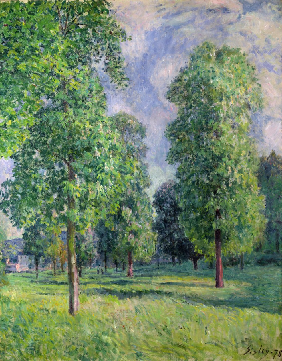 Krajina v Sevres, 1878 od Alfred Sisley