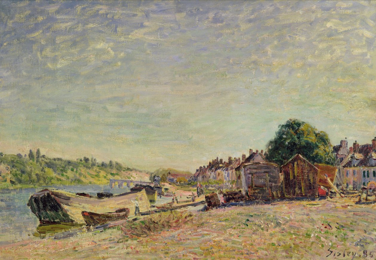 Lesy Liong u Saint-Mammes, 1885 od Alfred Sisley
