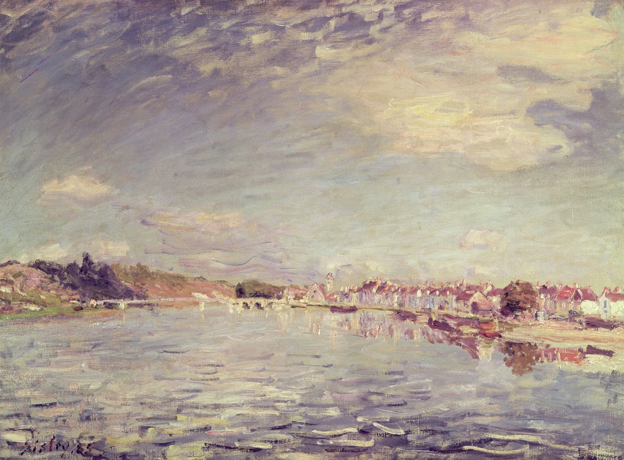 Saint-Mammes, 1885 od Alfred Sisley