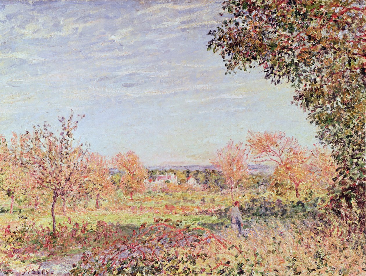 Zářijové ráno, cca 1887 od Alfred Sisley