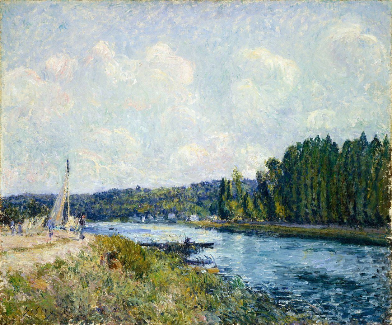 Banky Oise od Alfred Sisley