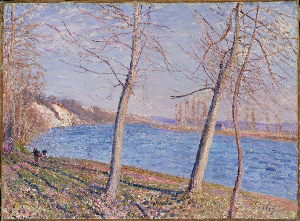 Banks of the River ve Veneux, 1881 od Alfred Sisley