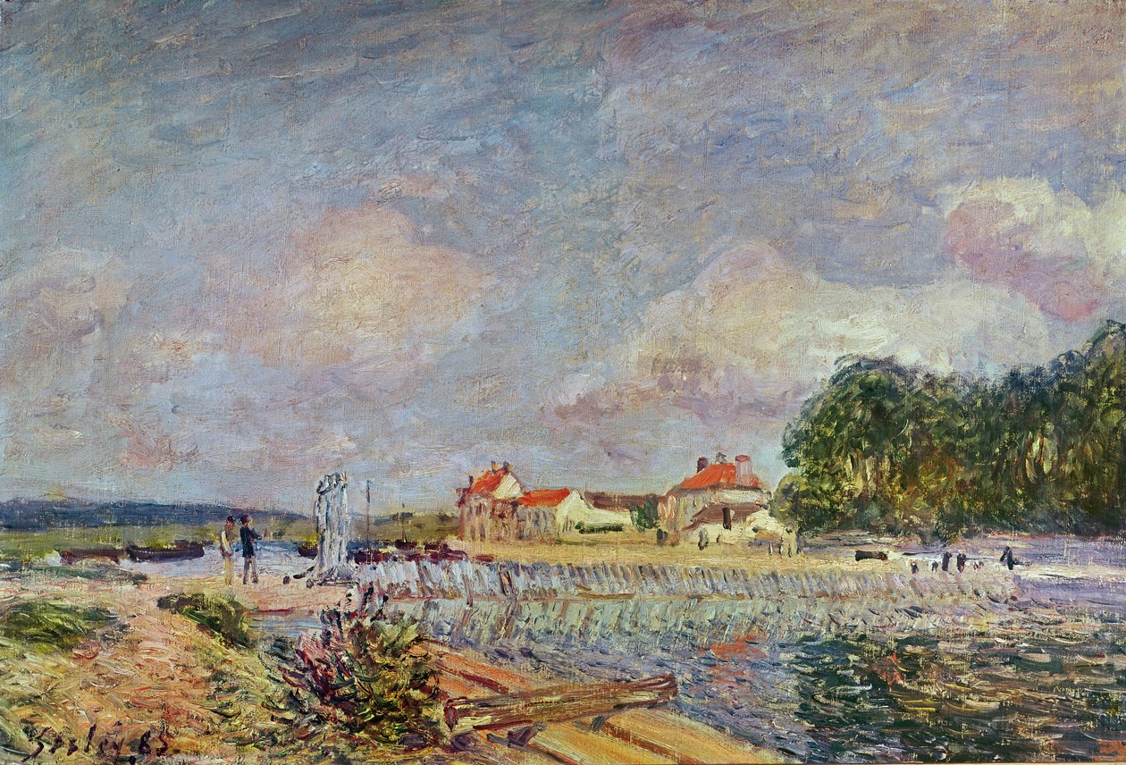 Přehrada, 1885 od Alfred Sisley