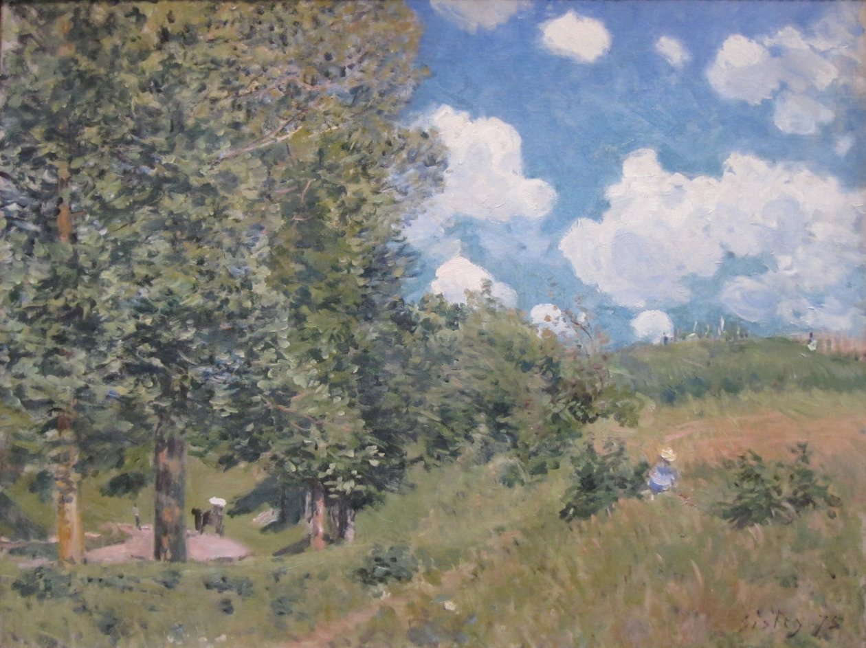 Cesta z Versailles do Saint-Germain od Alfred Sisley