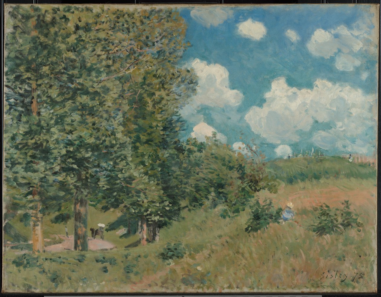 Cesta z Versailles do Saint-Germain od Alfred Sisley