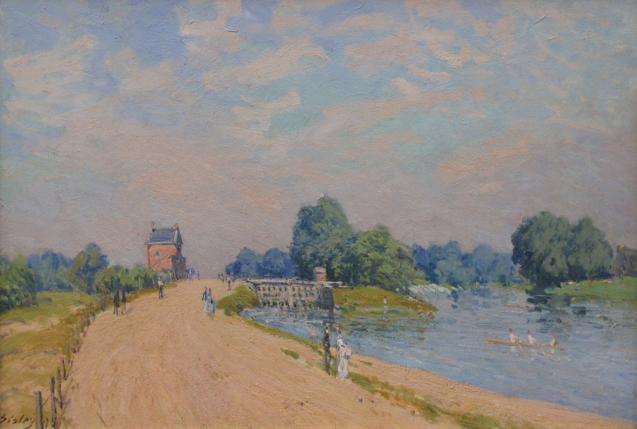 The Road to Hampton Court od Alfred Sisley