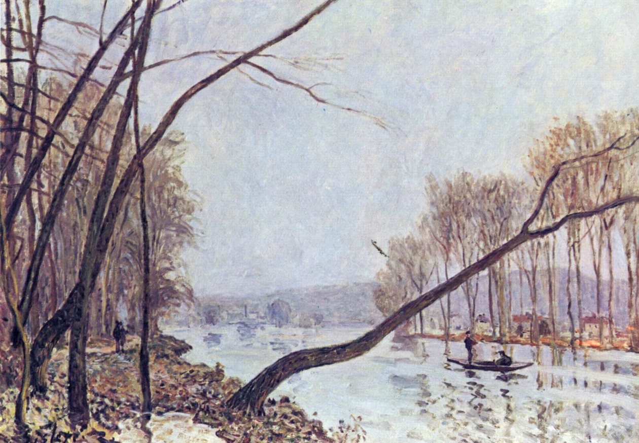 Břehy Seiny na podzim od Alfred Sisley