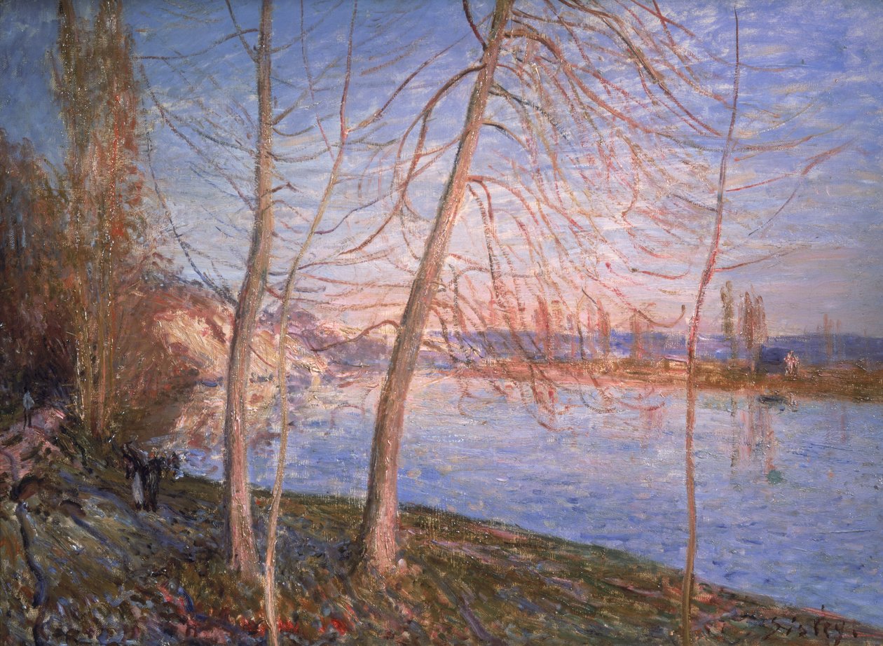 Zimní ráno, 1878 od Alfred Sisley