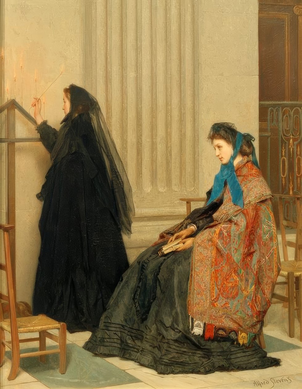 A. Stevens, In memoriam od Alfred Emile Stevens