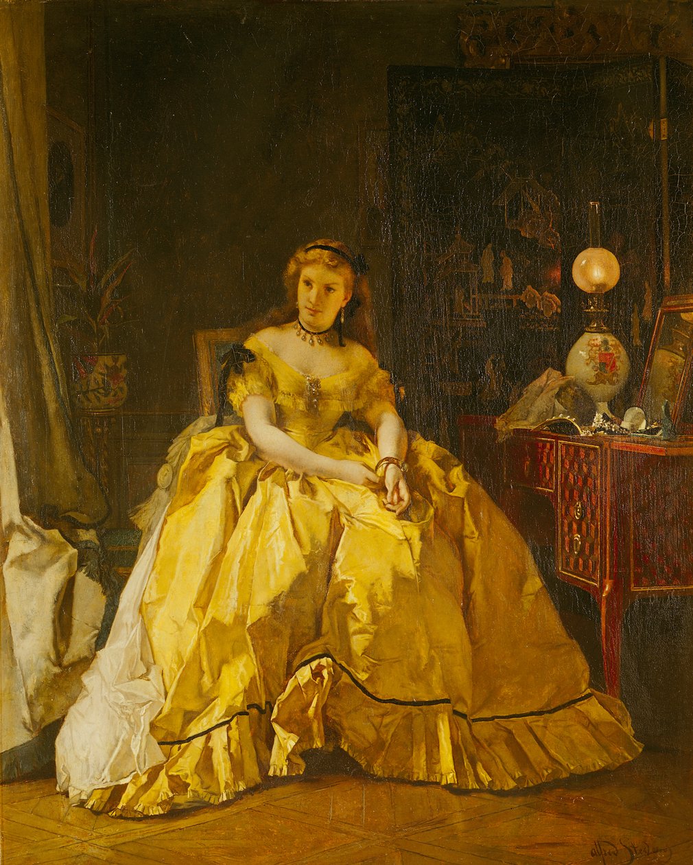 Po plese od Alfred Emile Stevens