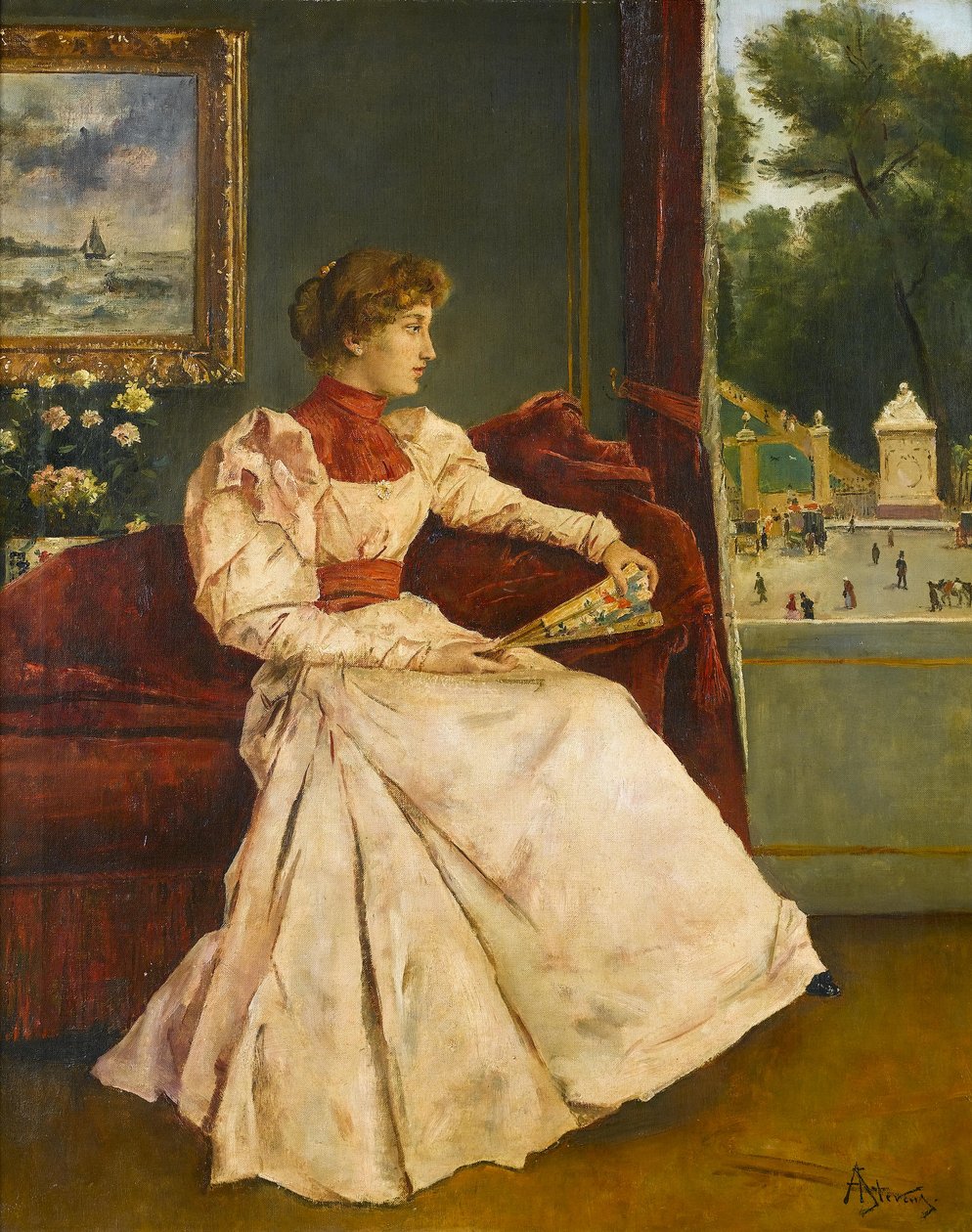 Doma od Alfred Emile Stevens