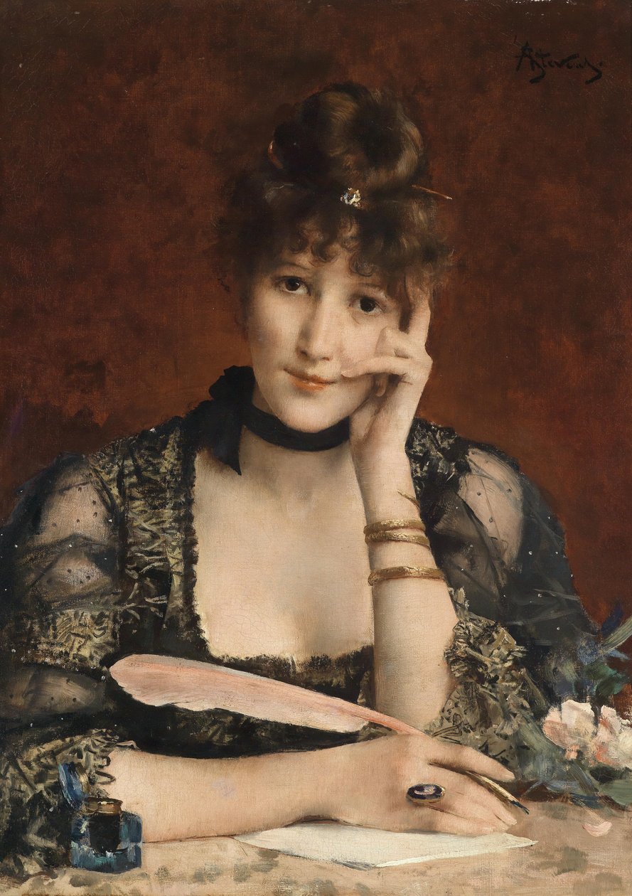 Dopis od Alfred Emile Stevens