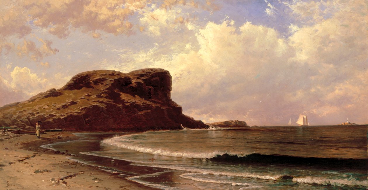 Castle Rock, Nahant, Massachusetts od Alfred Thompson Bricher