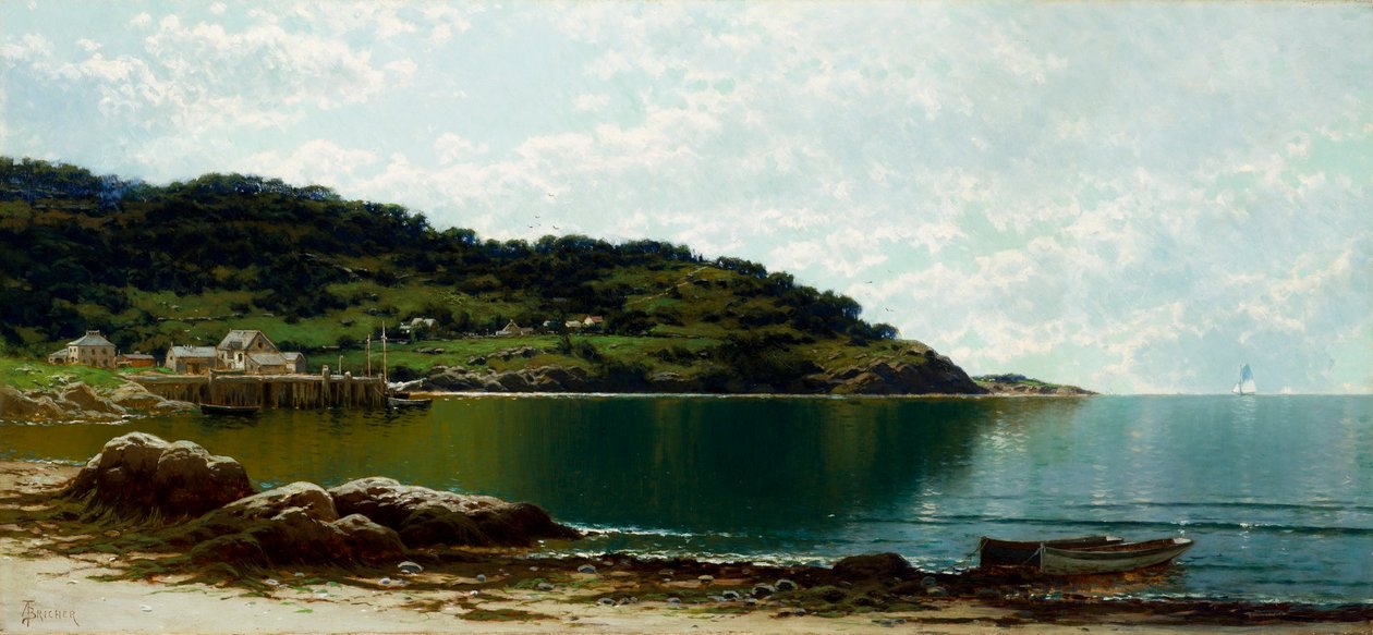 Podél pobřeží Maine od Alfred Thompson Bricher