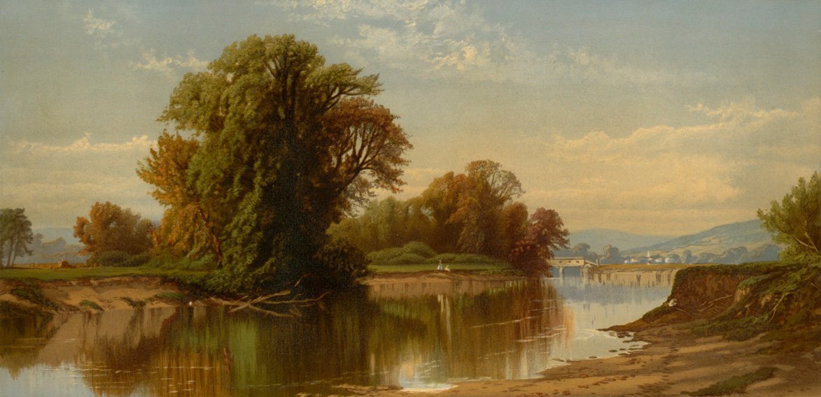 Časný podzim na Esopus Creek od Alfred Thompson Bricher