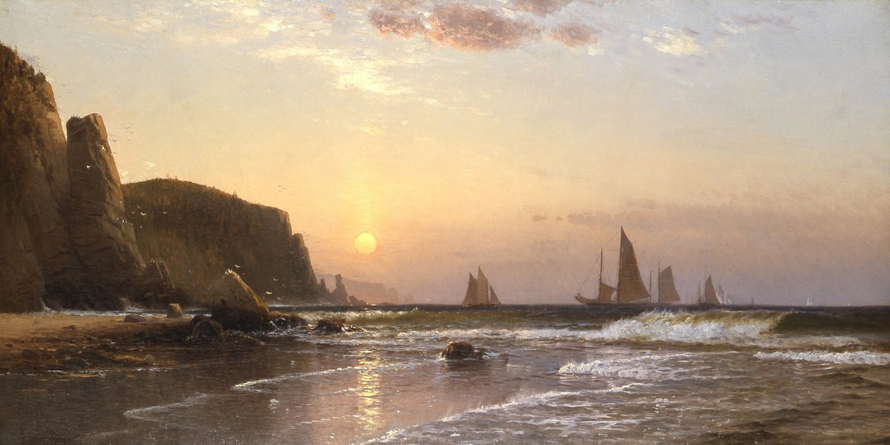 Ráno v Grand Mananu od Alfred Thompson Bricher
