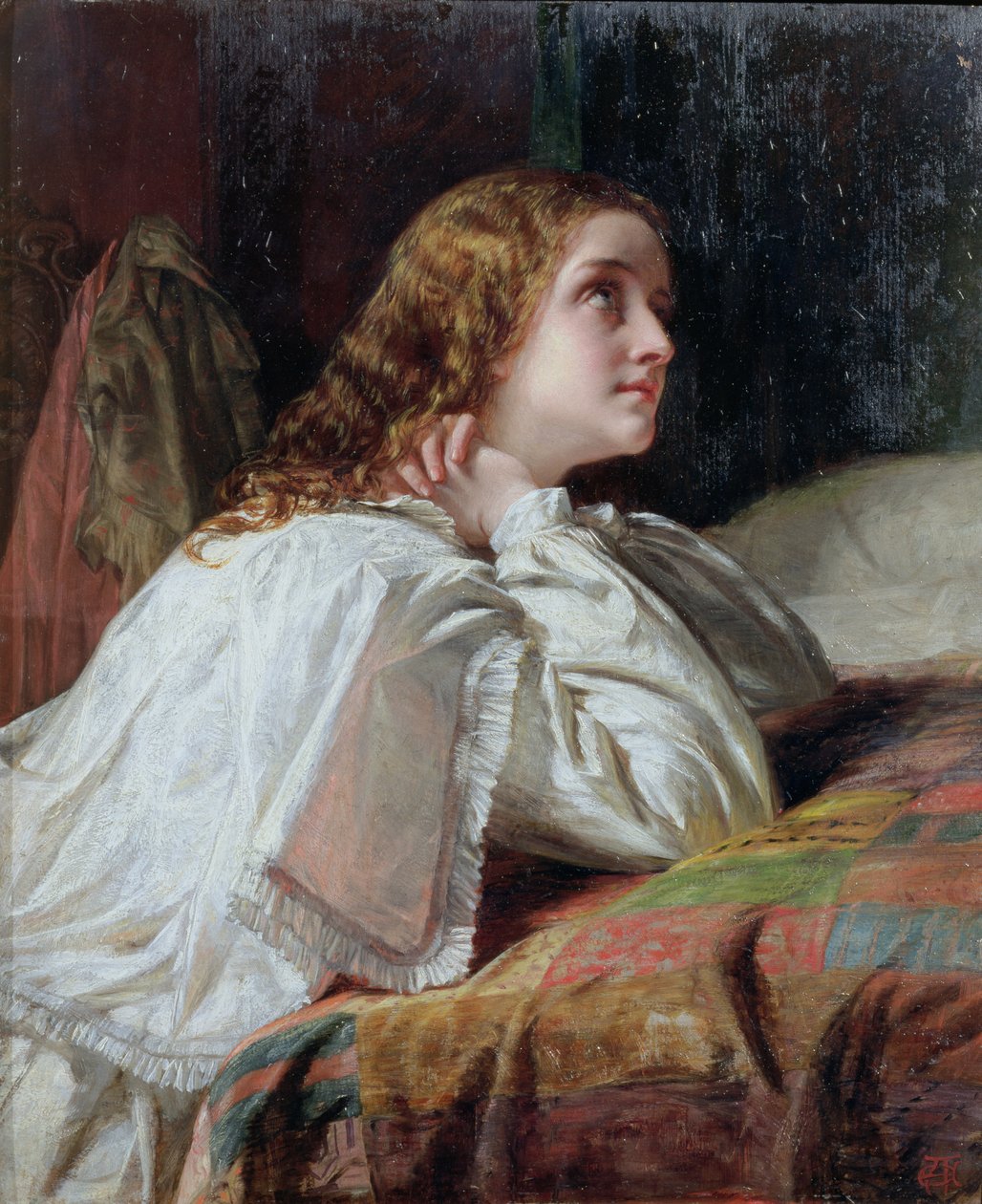 Suplikace, kolem 1850 od Alfred W. Elmore