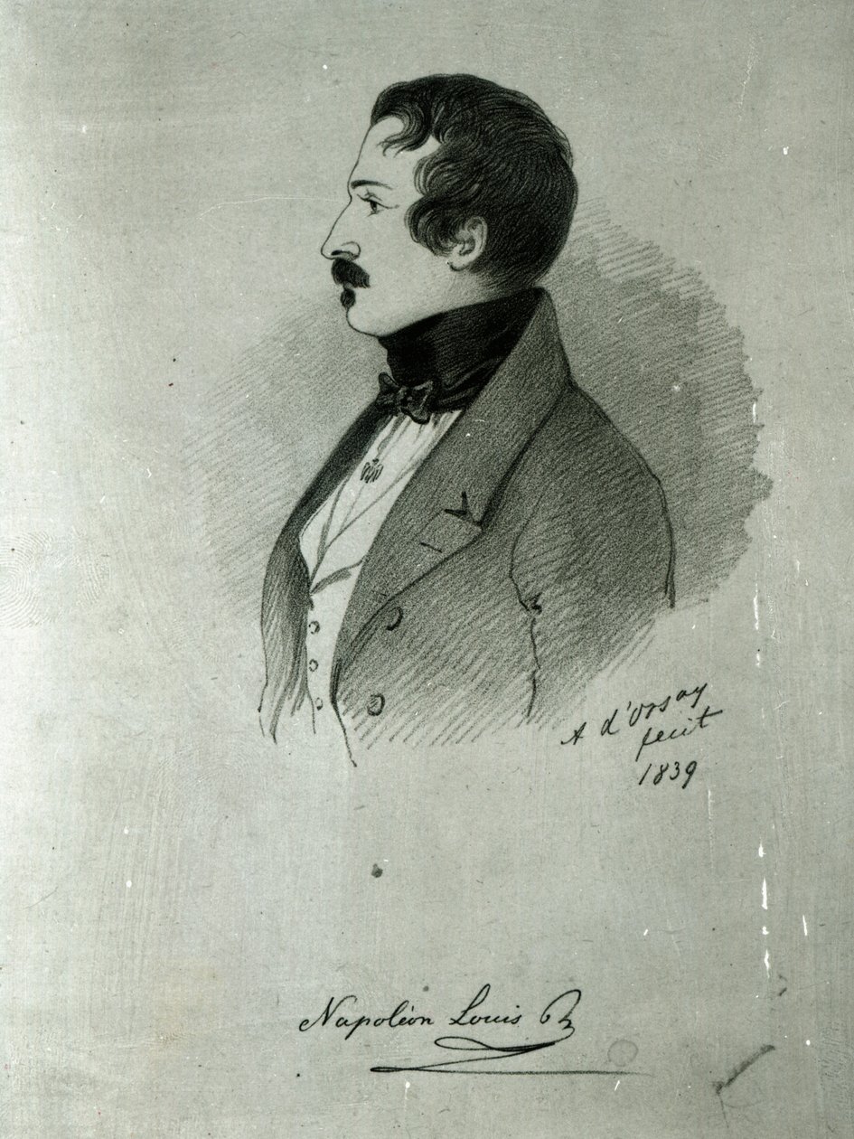 Portrét Napoleona III. (1808-73) jako mladého muže, 1839 od Alfred d