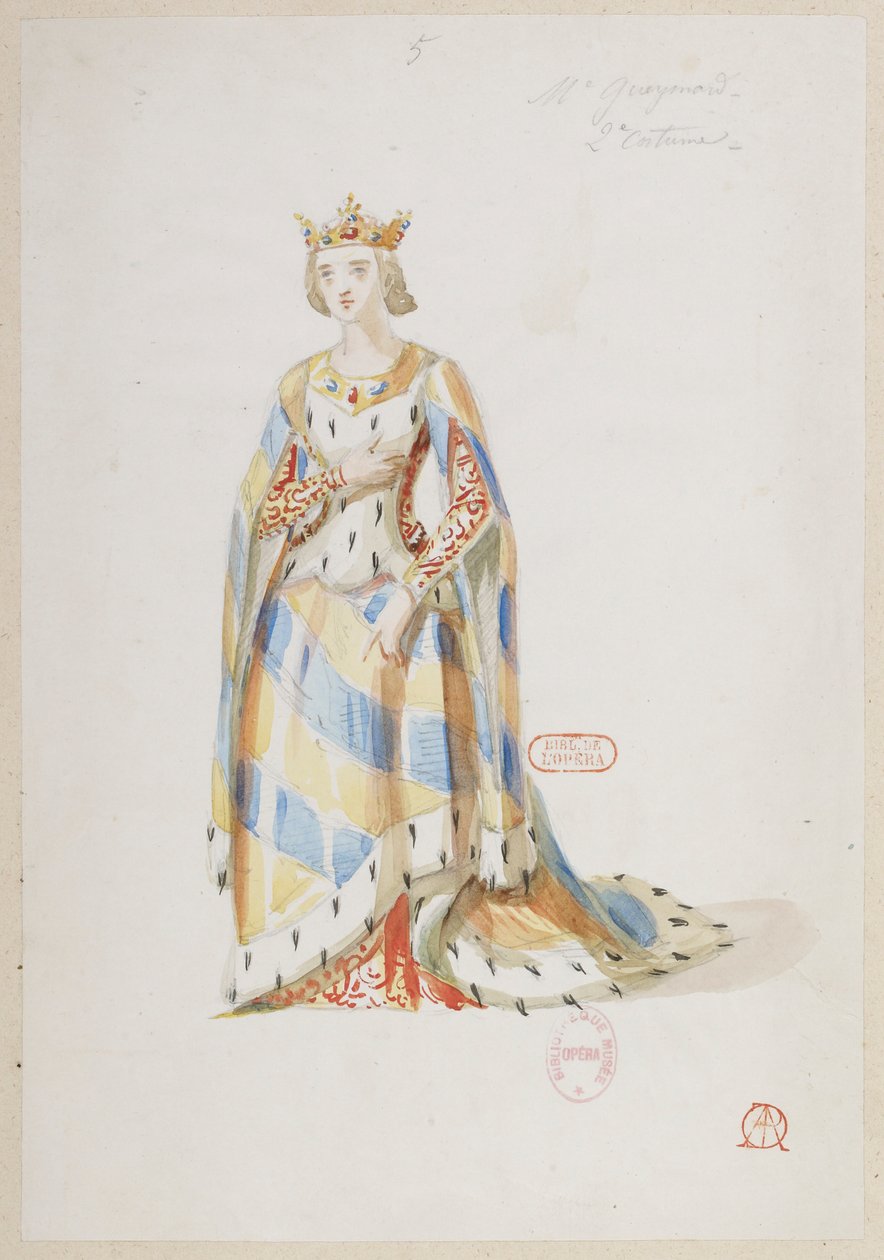 Halévy - La magicienne - kostýmní modely Alfreda Alberta - 05. Paní Gueymardová, 2. kostým od Alfred Albert