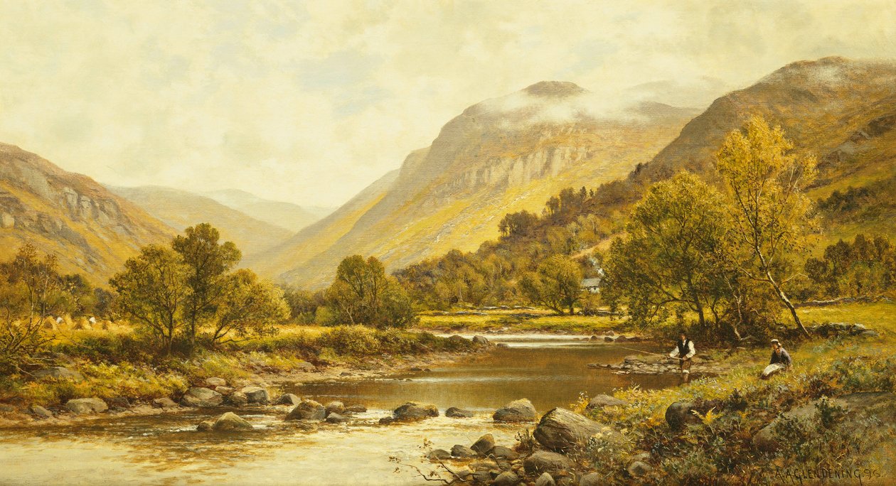 Borrowdale, Cumberland, 1896 od Alfred Augustus Glendening
