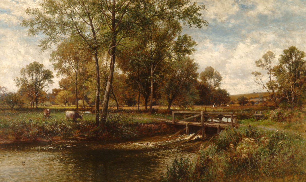 In the Meadows, Youngsbury, 1900 od Alfred Augustus Glendening