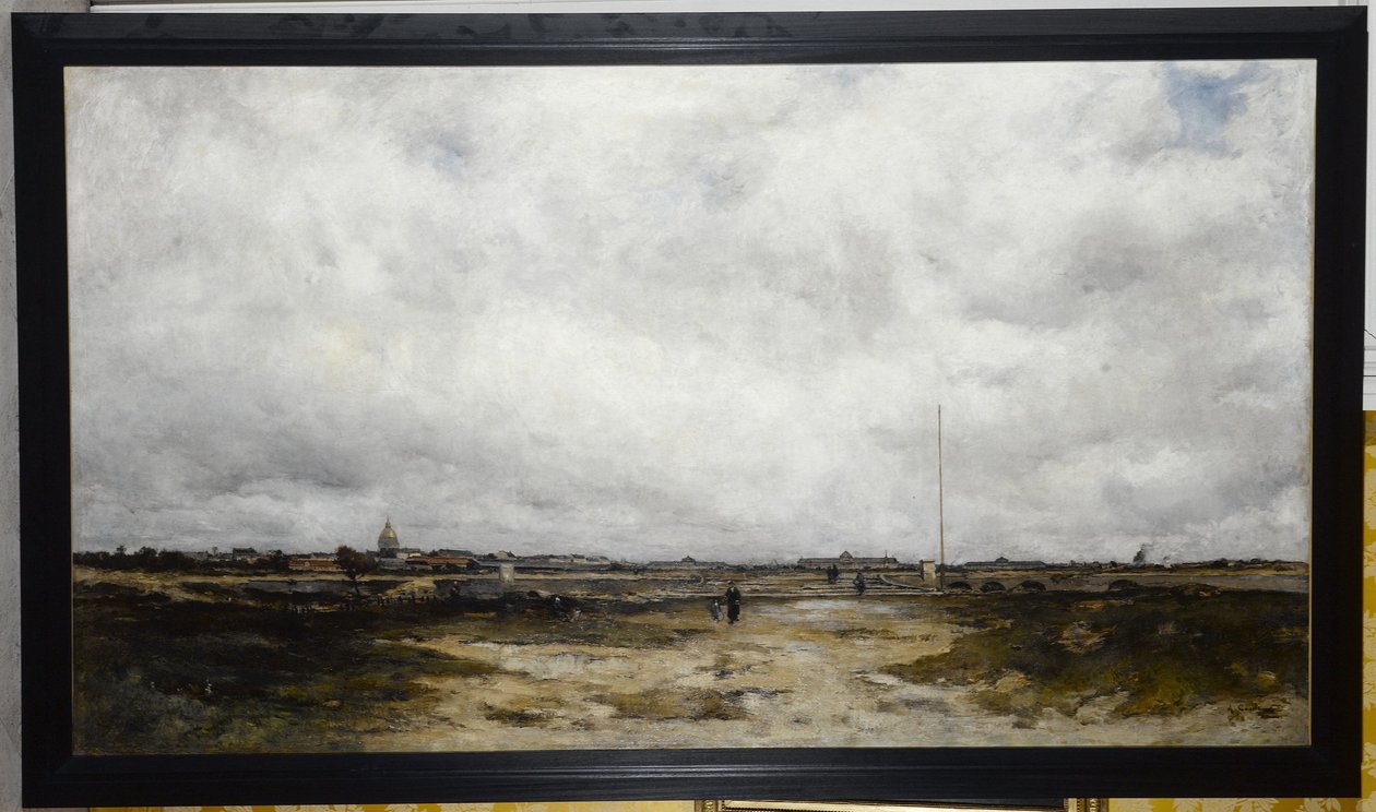 Champ-de-Mars, podle výstavy z roku 1878, asi 1882 (olej na plátně) od Alfred Casile