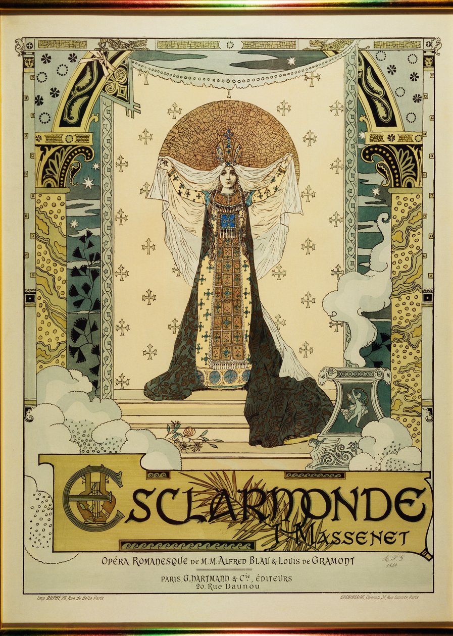 Esclarmonde, opera Julese Masseneta (12. května 1842 - 13. srpna 1912) od Alfred Choubrac