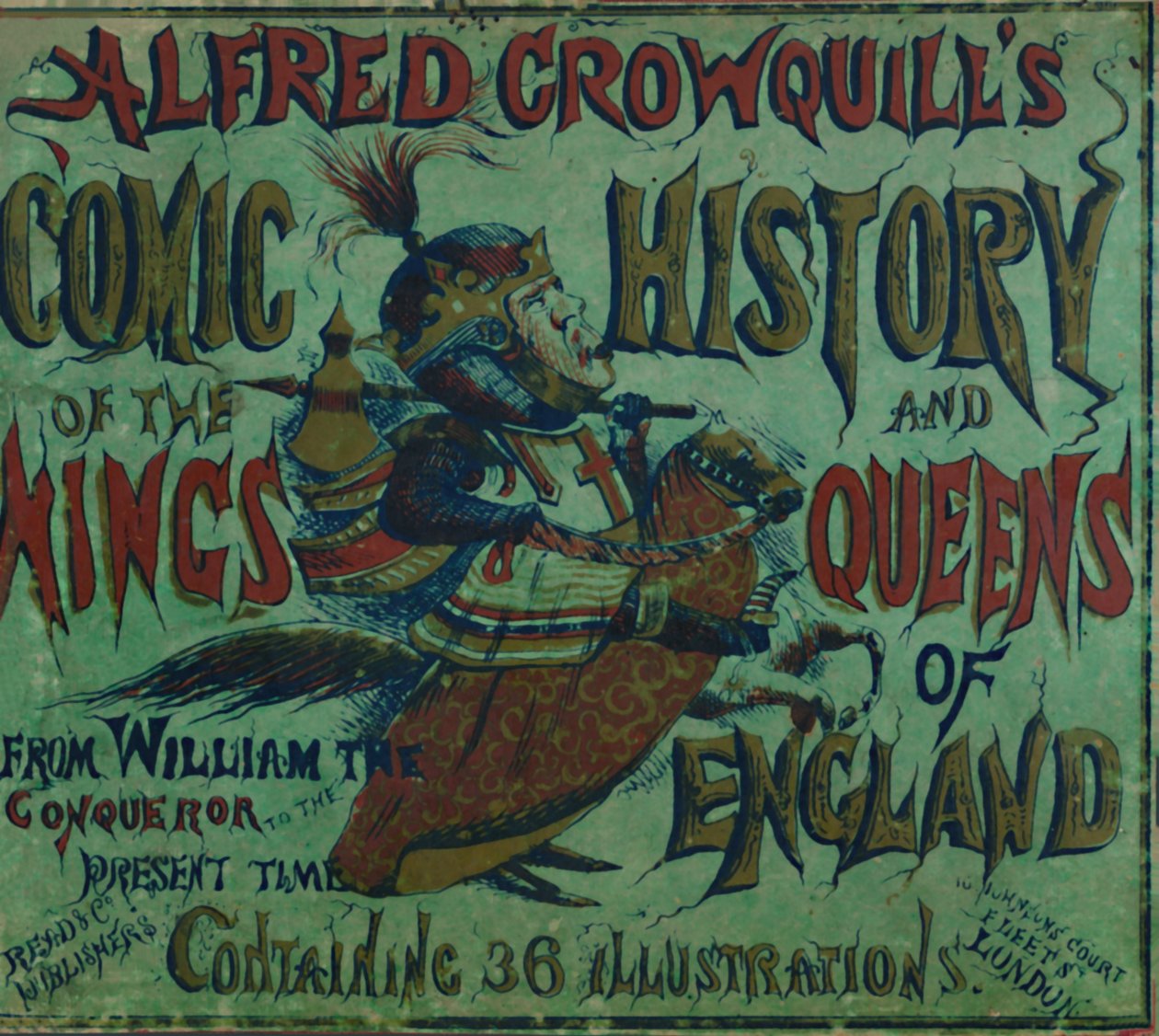 Alfred Crowquills Comic History of the Kings and Queens of England - přední obálka, 1856 od Alfred Crowquill