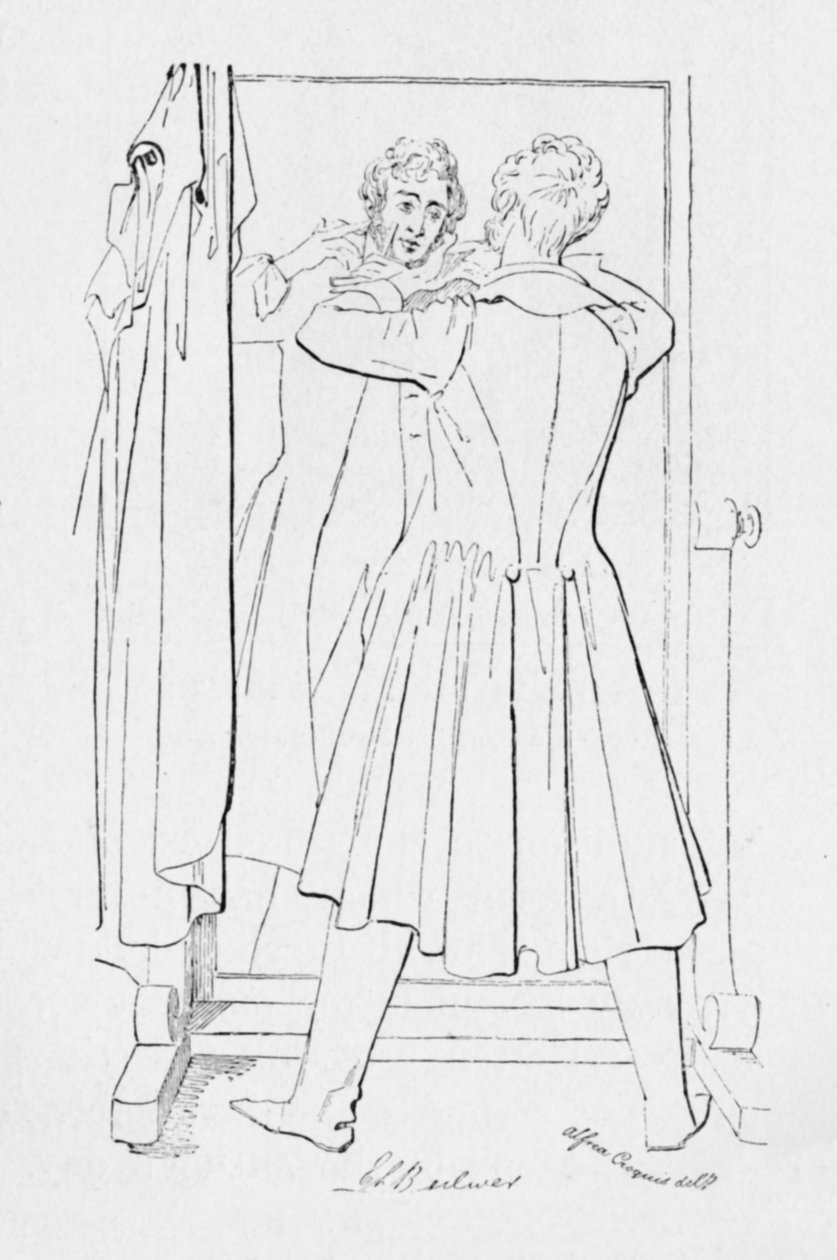 Edward Bulwer, Lord Lytton, c1835, 1904 od Alfred Crowquill