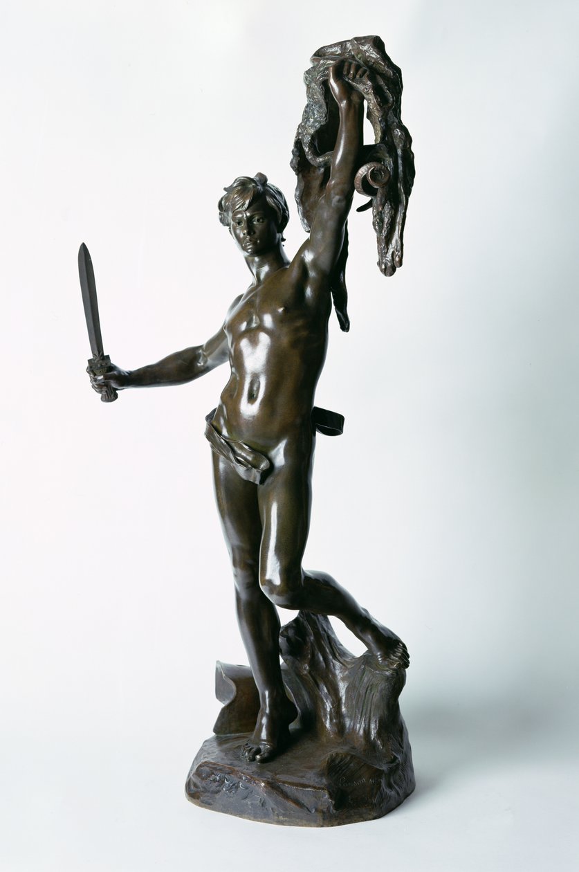 Jason a zlaté rouno, kolem roku 1884 (bronz) od Alfred Desire Lanson