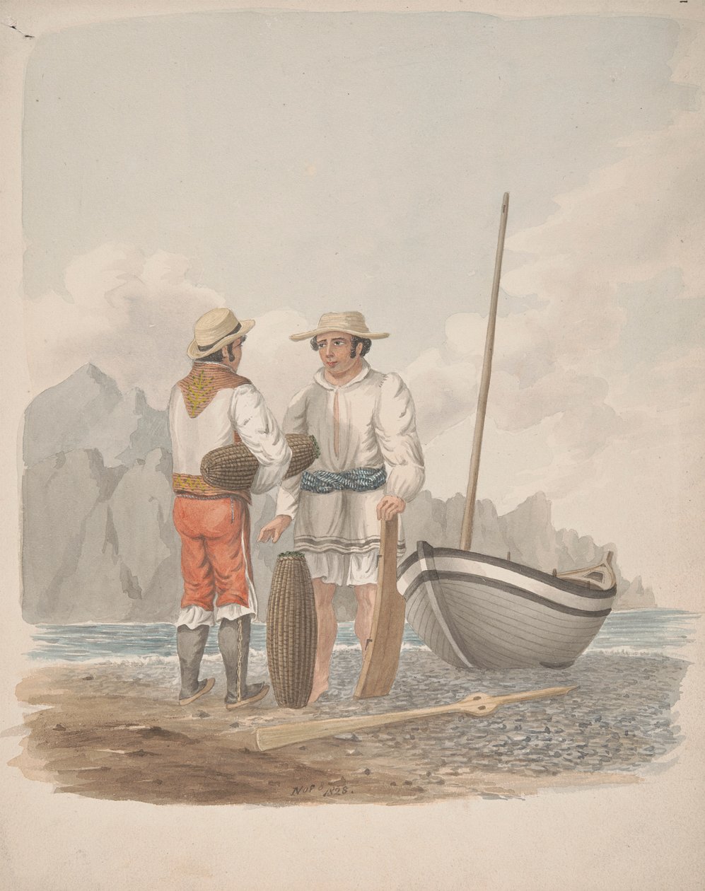 Boatman a Medianero z Garachics, Tenerife od Alfred Diston