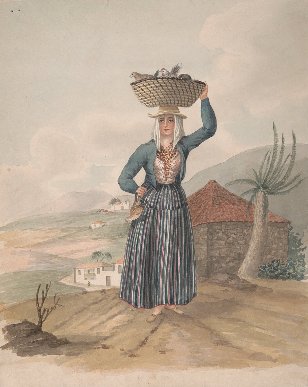 Žena z Victorie, Tenerife od Alfred Diston