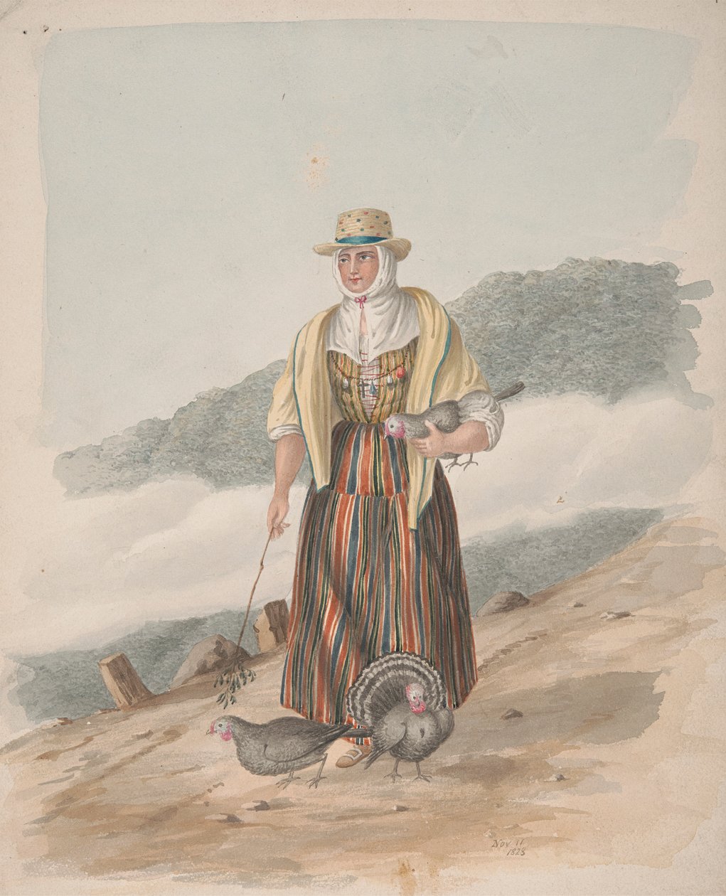Žena z Ycod el Alto, Tenerife od Alfred Diston