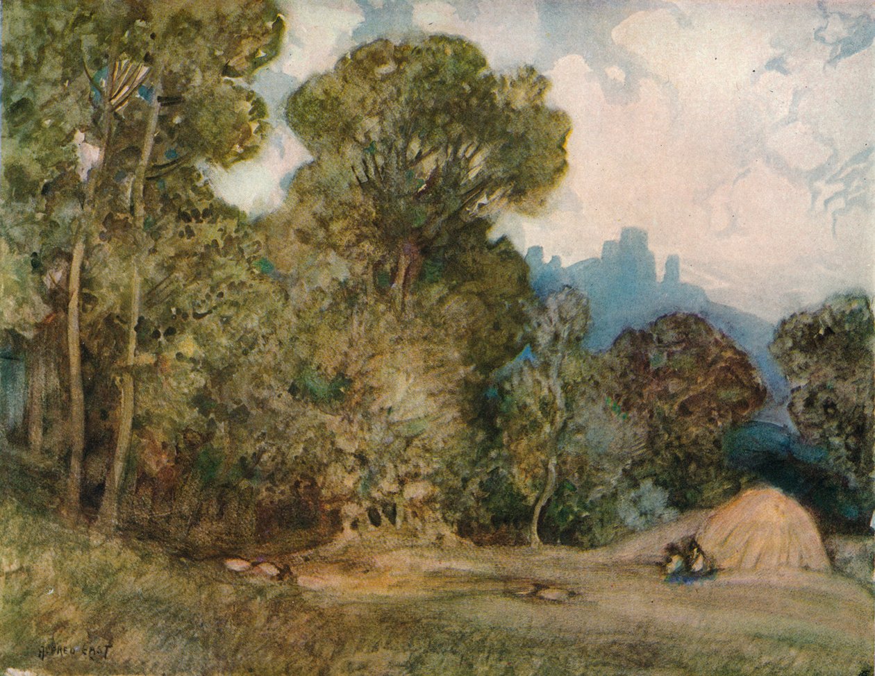 Chateau Gaillard, c1864-1906, 1906 od Alfred East