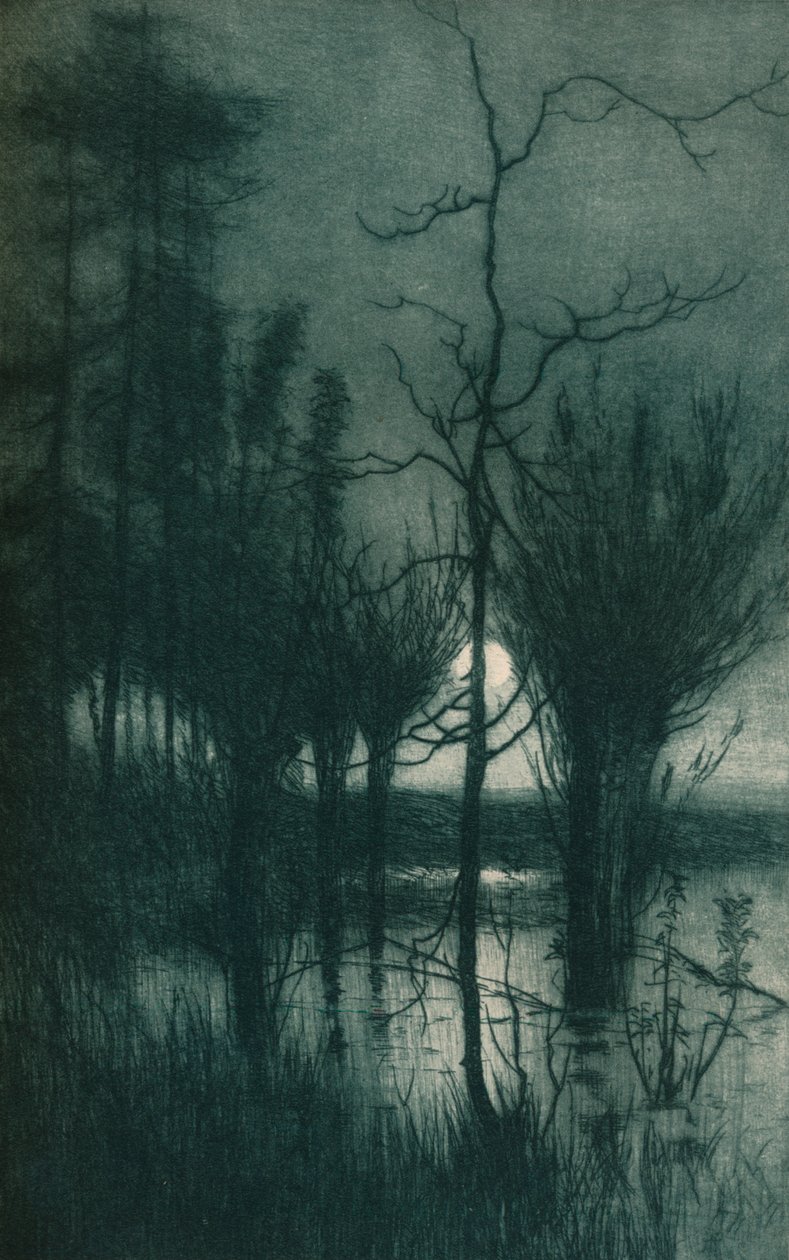 Tichý měsíc, c1901 od Alfred East