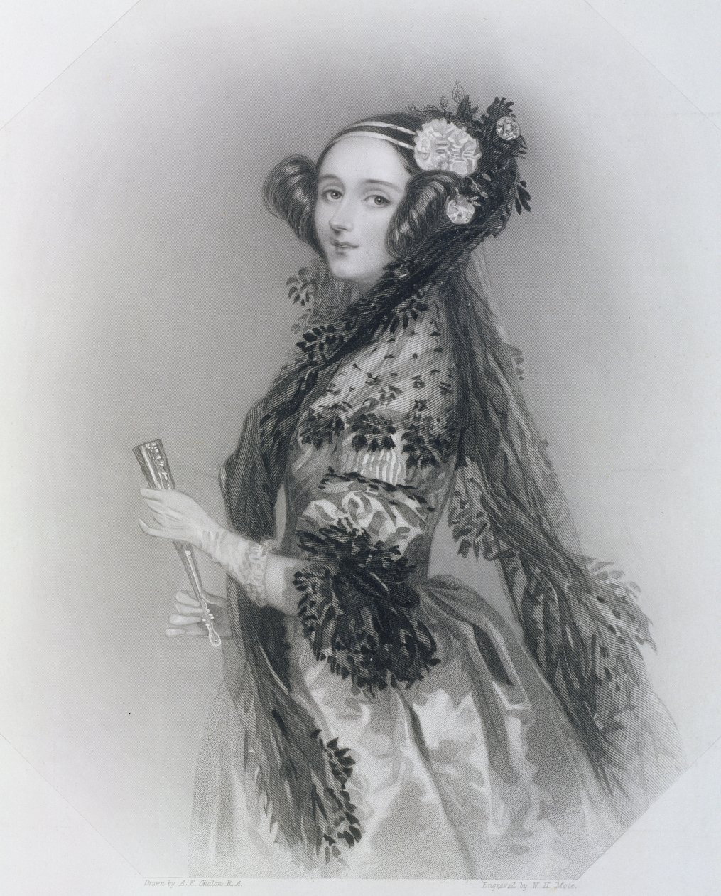 Augusta Ada King, hraběnka z Lovelace (1815-52), 1852 od Alfred Edward Chalon