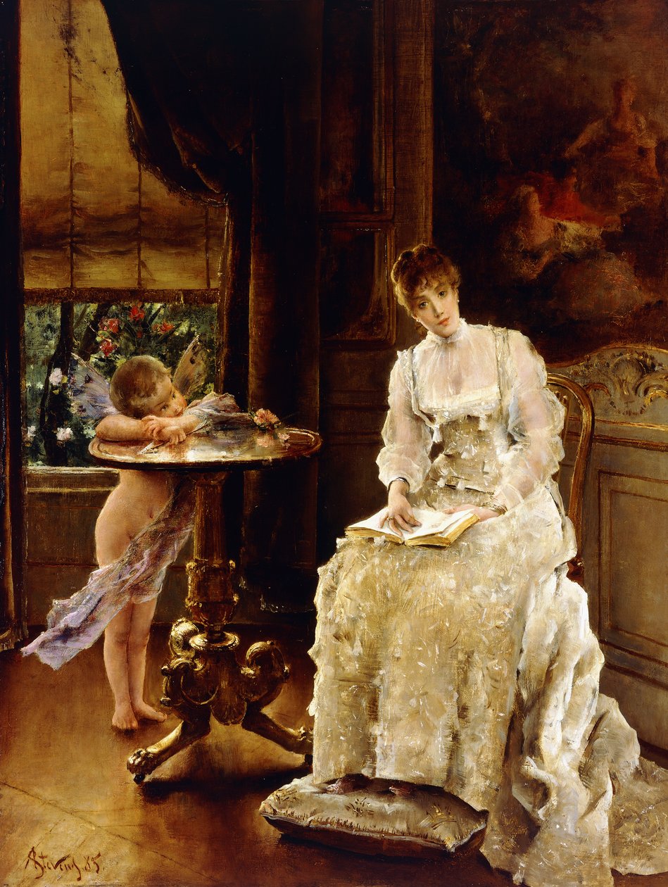 Posel lásky od Alfred Emile Stevens