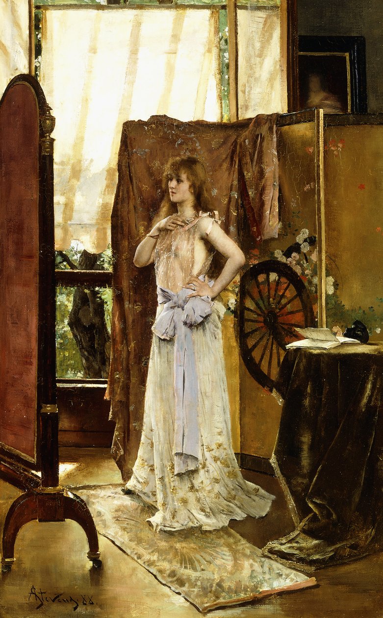 Zkouška, 1888 od Alfred Emile Stevens
