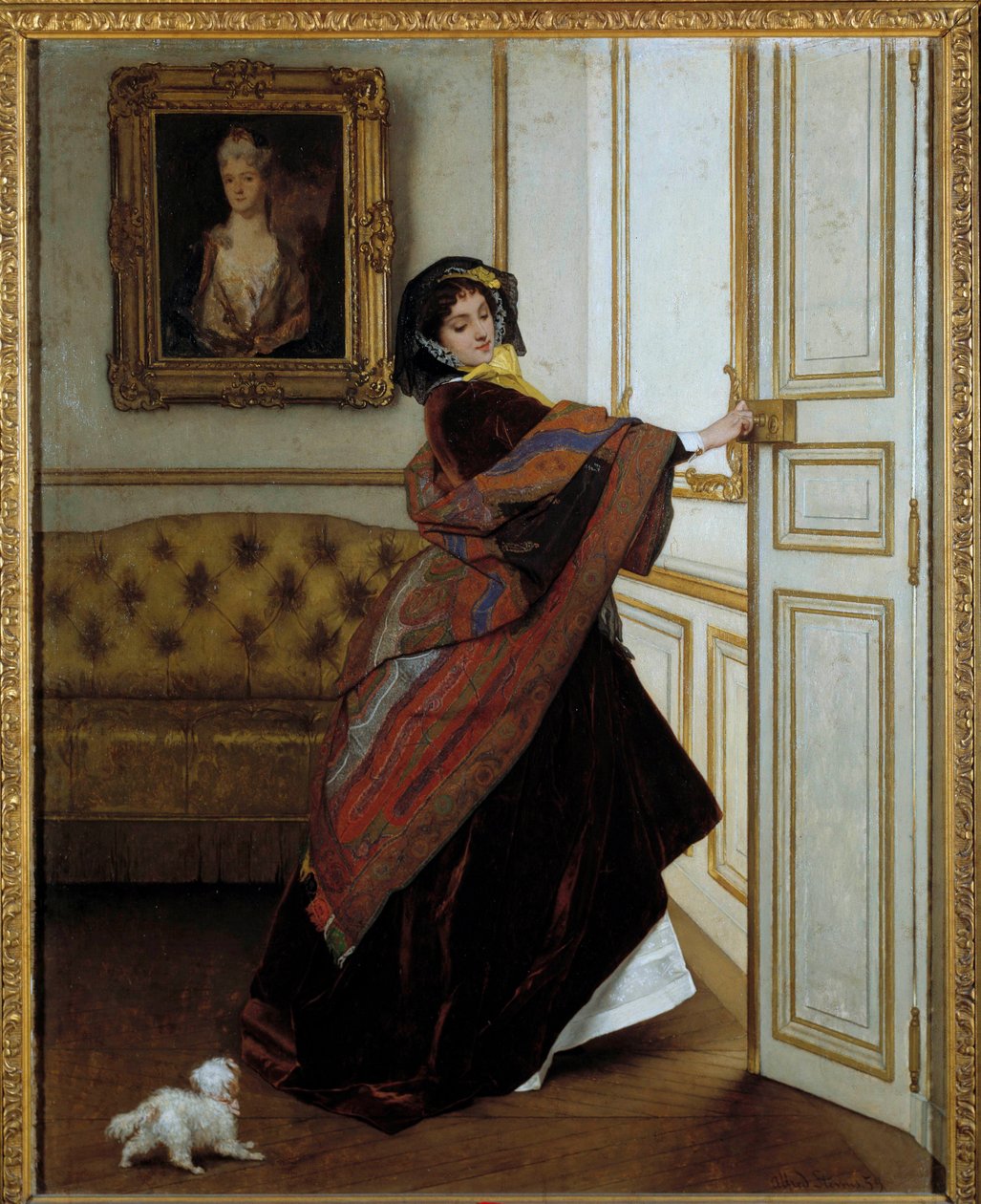 Závěsný od Alfred Emile Stevens