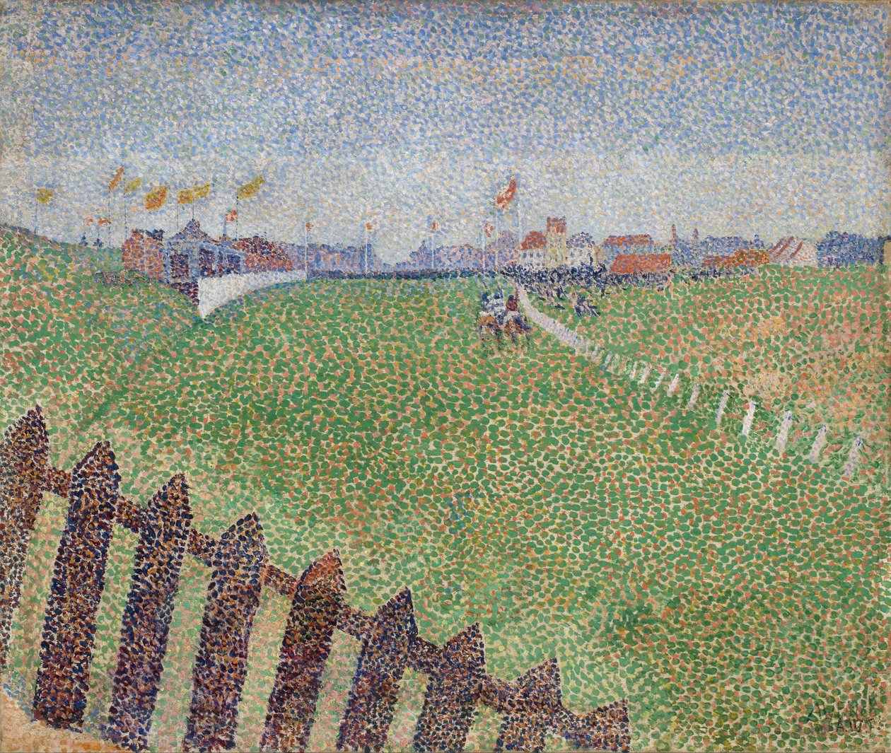 Dostihové závodiště Wellington v Drizzle (Ostende) od Alfred Finch
